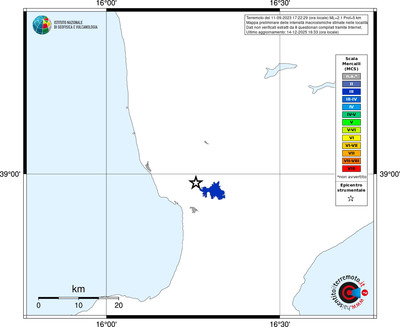 Mappa MCS - territori località
