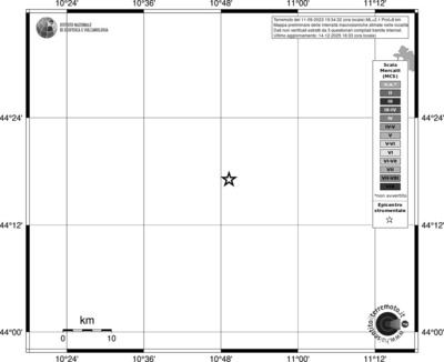 Mappa MCS - territori località