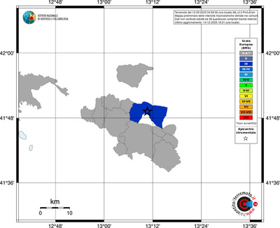 Mappa EMS - territori comuni