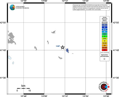 Mappa MCS - territori località