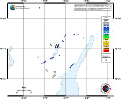 Mappa EMS - territori località