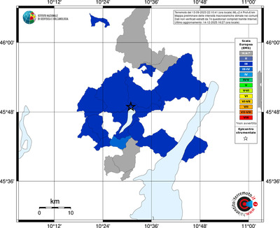 Mappa EMS - territori comuni