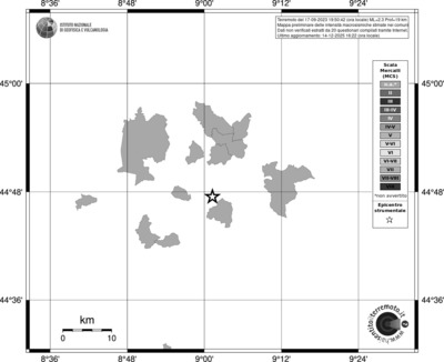 Mappa MCS - territori comuni