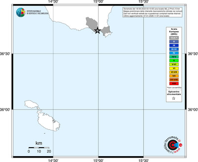 Mappa EMS - territori comuni
