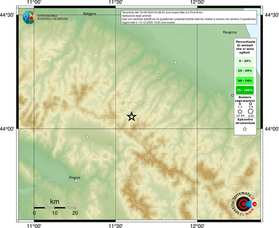 Mappa comuni con almeno 3 questionari