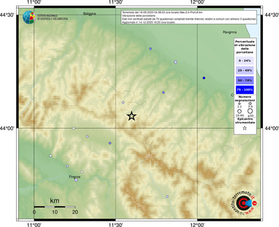 Mappa comuni con almeno 3 questionari