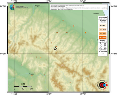 Mappa comuni con almeno 3 questionari