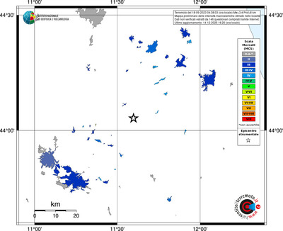Mappa MCS - territori località
