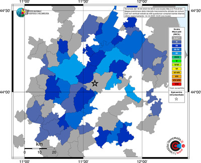 Mappa MCS - territori comuni