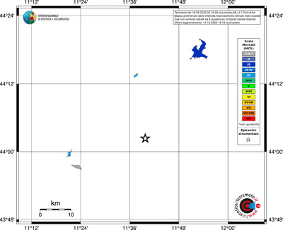 Mappa MCS - territori località