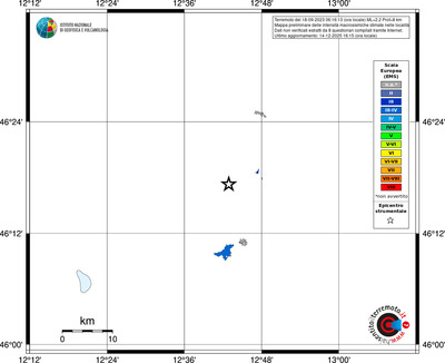 Mappa EMS - territori località