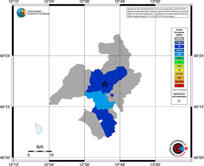 Mappa EMS - territori comuni