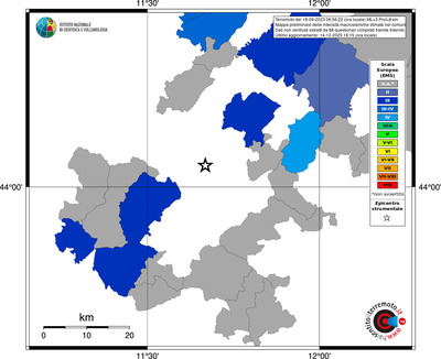 Mappa EMS - territori comuni