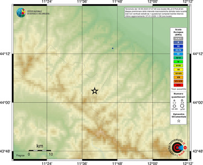 Mappa EMS - località