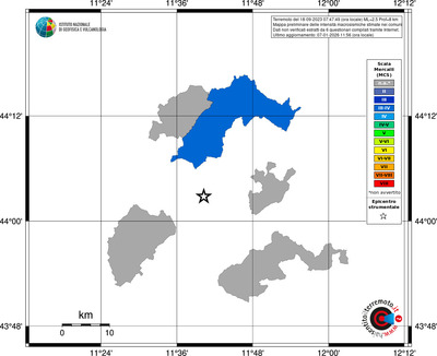Mappa MCS - territori comuni
