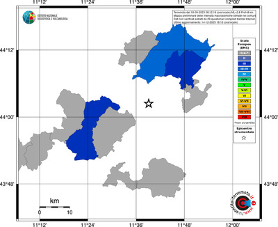 Mappa EMS - territori comuni