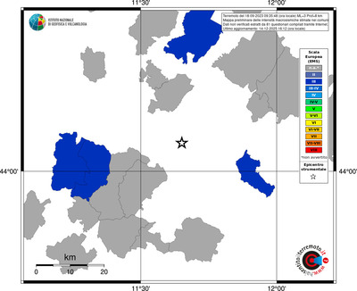 Mappa EMS - territori comuni