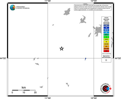 Mappa MCS - territori località