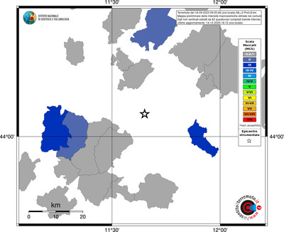 Mappa MCS - territori comuni