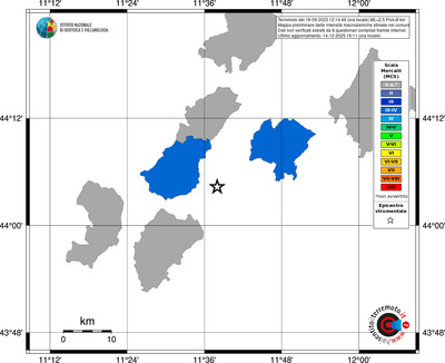 Mappa MCS - territori comuni