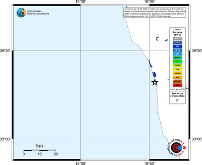 Mappa EMS - territori località