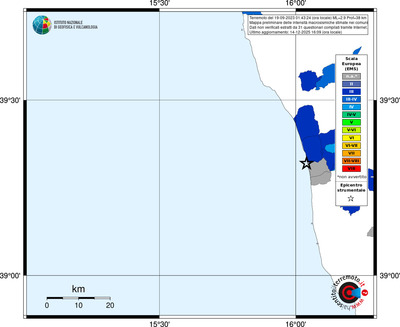 Mappa EMS - territori comuni