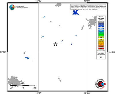 Mappa EMS - territori località