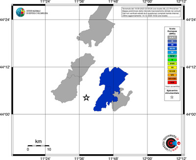 Mappa EMS - territori comuni