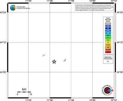 Mappa MCS - territori località
