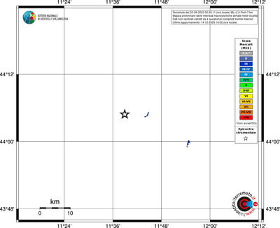 Mappa MCS - territori località