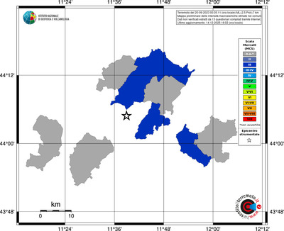 Mappa MCS - territori comuni