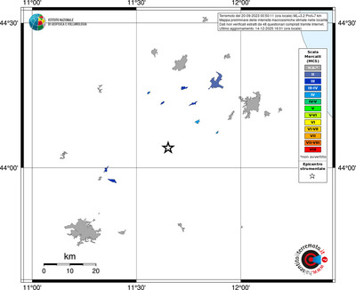 Mappa MCS - territori località