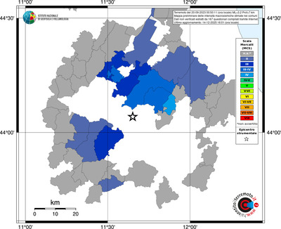Mappa MCS - territori comuni