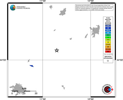 Mappa MCS - territori località