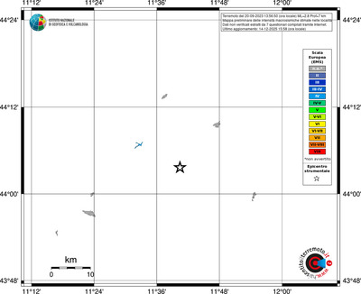 Mappa EMS - territori località