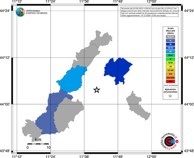 Mappa MCS - territori comuni