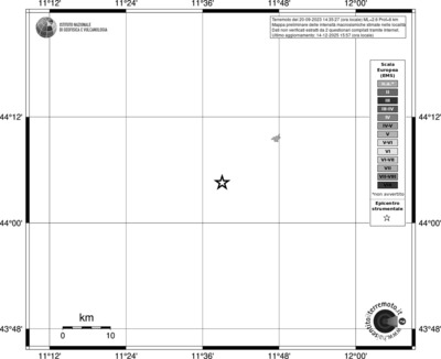 Mappa EMS - territori località