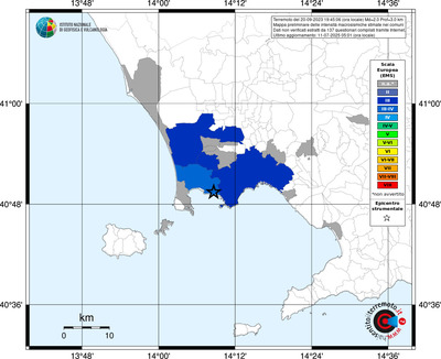 Mappa EMS - territori comunali