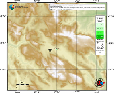 Mappa comuni con almeno 3 questionari