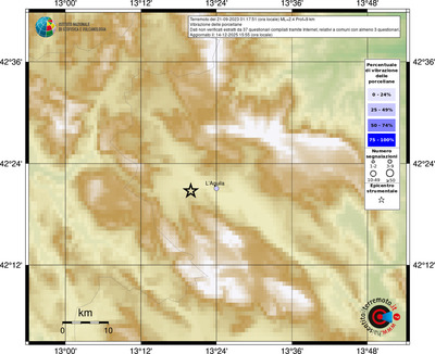 Mappa comuni con almeno 3 questionari