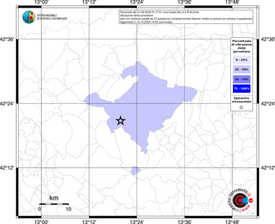 Mappa territorio comunale con almeno 3 questionari