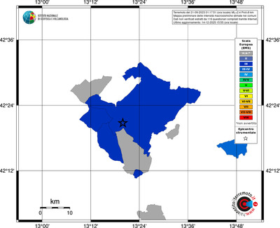 Mappa EMS - territori comuni