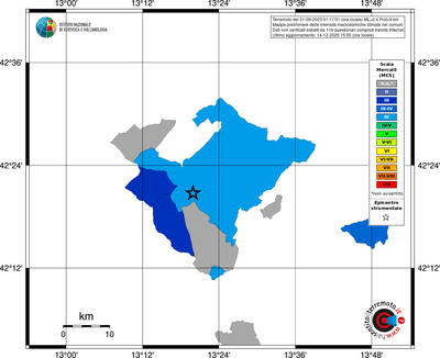 Mappa MCS - territori comuni