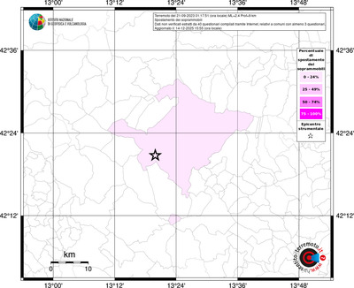 Mappa territorio comunale con almeno 3 questionari