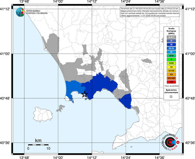 Mappa EMS - territori comunali