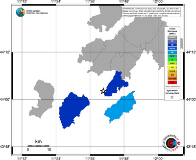 Mappa EMS - territori comuni