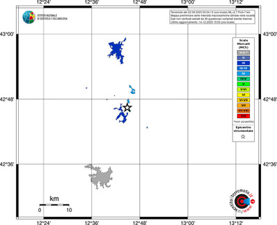 Mappa MCS - territori località