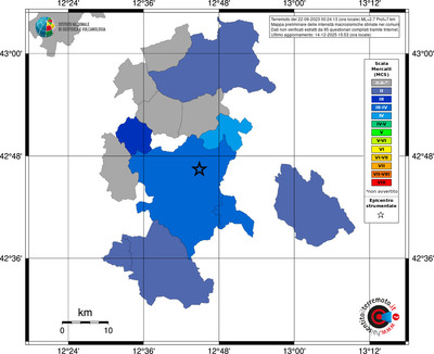 Mappa MCS - territori comuni