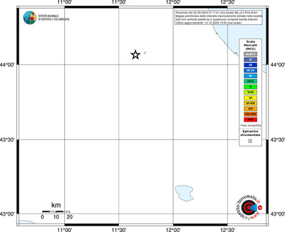 Mappa MCS - territori località