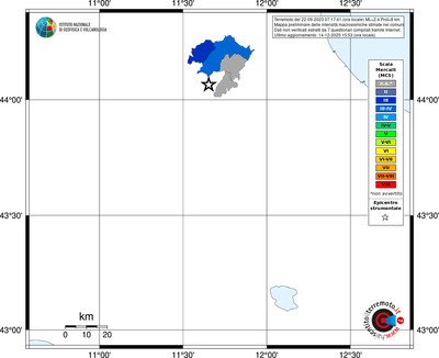 Mappa MCS - territori comuni